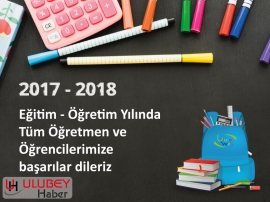 2017-2018 Eğitim-Öğretim Yılı Mesajı